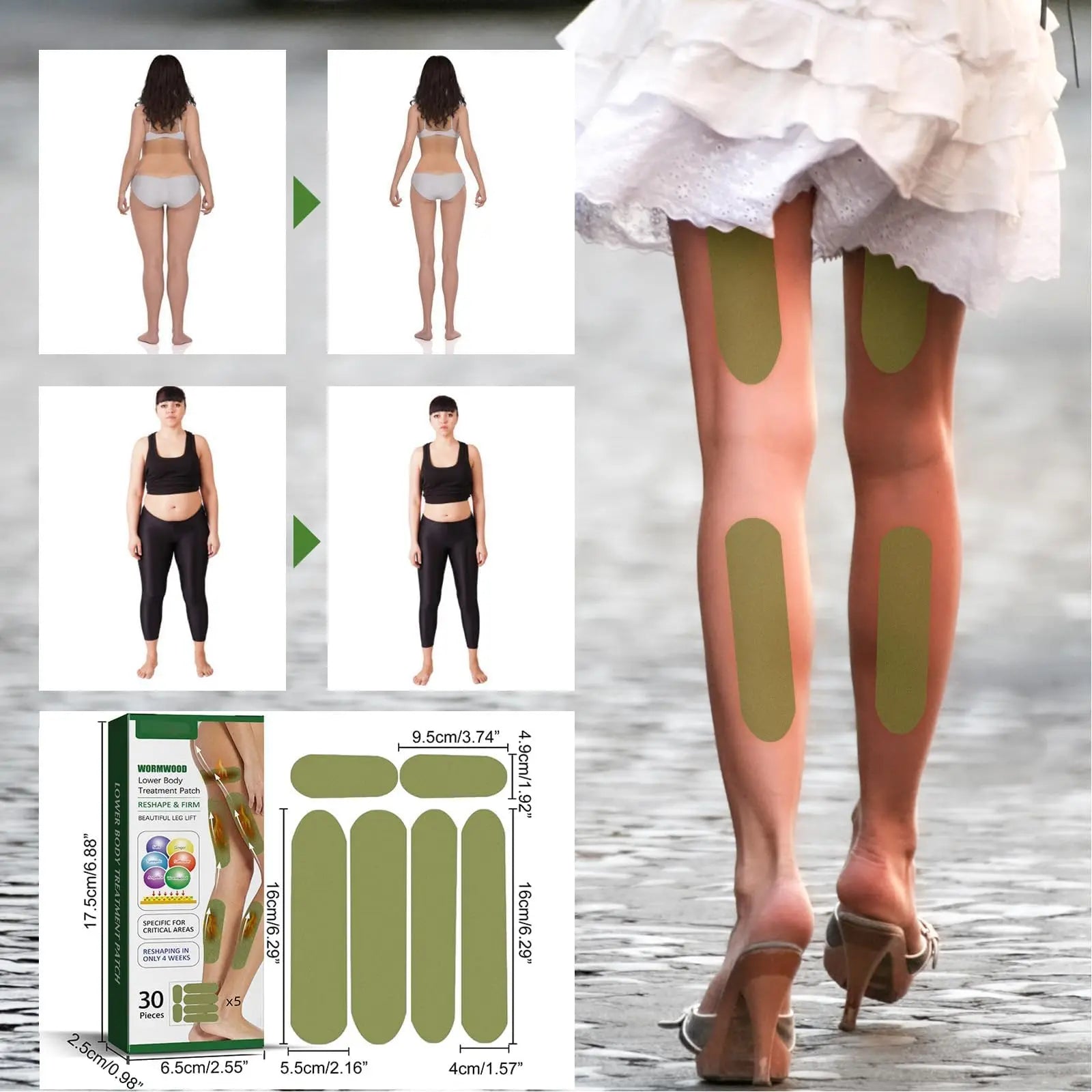 Herballegs Cellulite Reduction Patches, Herbal Legs Cellulite Reduction Patches, Herbalfusion Cellulite KTMDAK Au supplements