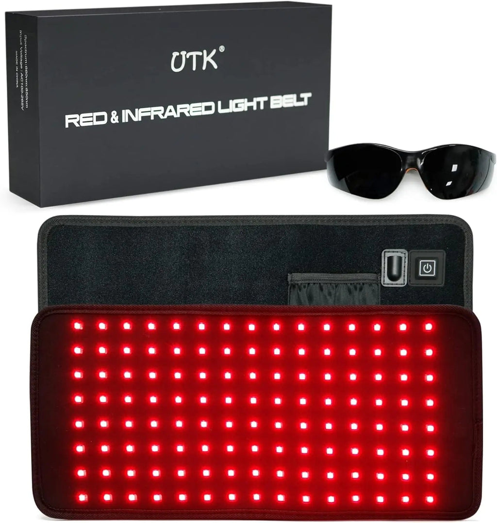 UTK Red Light Therapy Pad for Body Pain Relief, LED 660＆850nm Wearable Wrap Deep Therapy UTK Au supplements