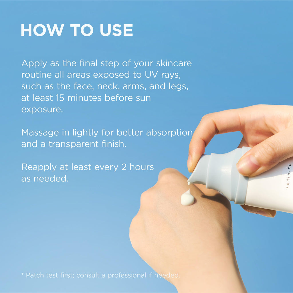 SKIN1004 Centella Hyalu-Cica Water-Fit Sun Serum UV, Korean Sunscreen SPF 50, Centella Sunscreen, Travel Essentials