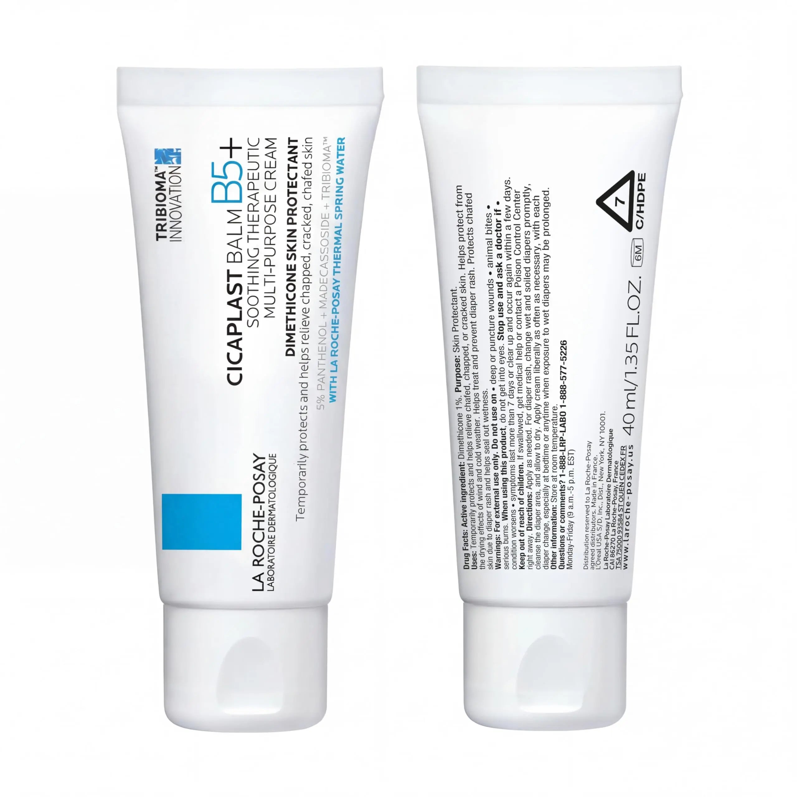 La Roche-Posay Cicaplast Balm B5, Healing Ointment and Soothing Therapeutic Multi Purpose Cream for Dry & Irritated Skin La Roche-Posay Au supplements