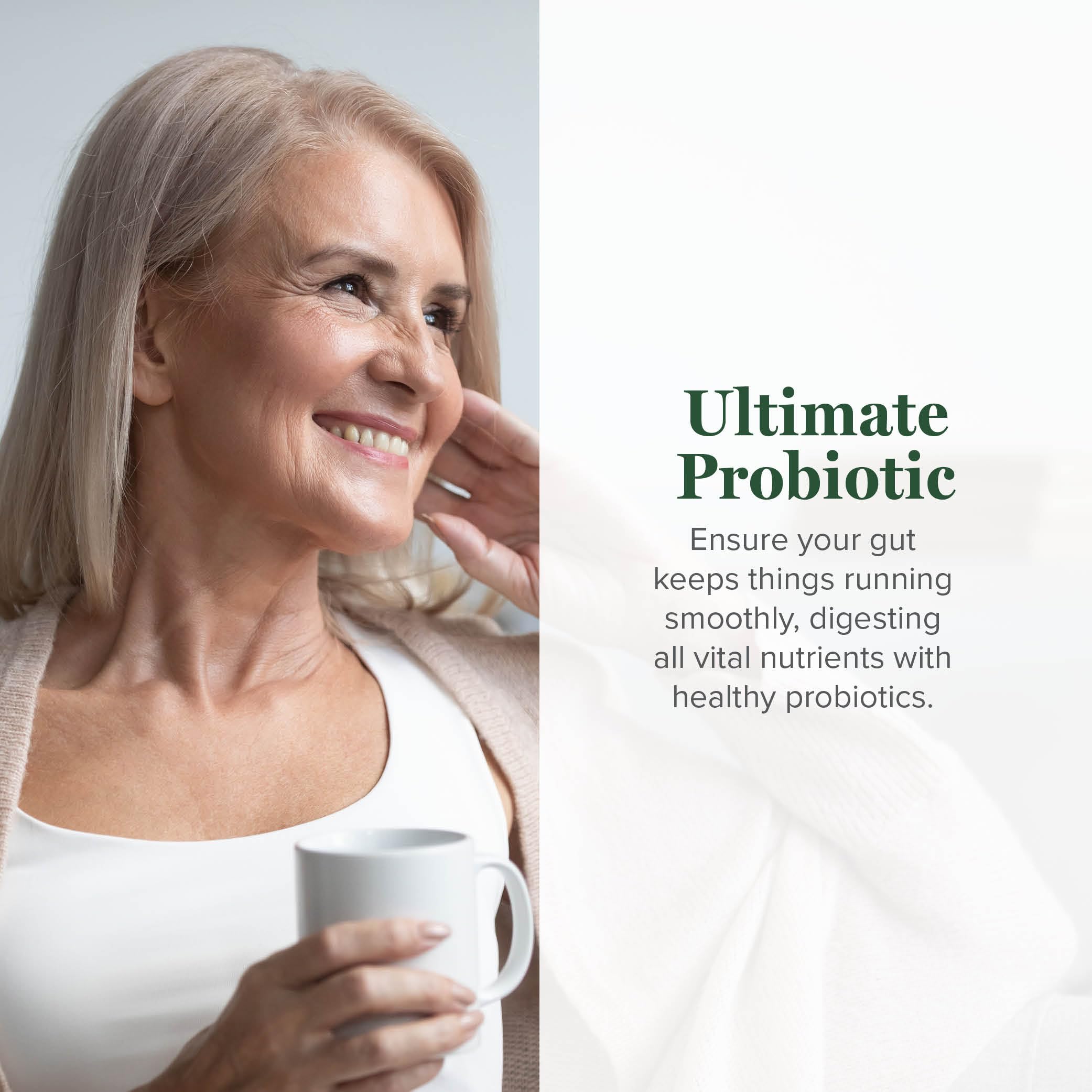 Global Healing Ultimate Probiotic Blend Supplement with Prebiotics and Probiotics for Digestive Health, Digestive Tract, & Immune System, Gut Health for Men & Women,