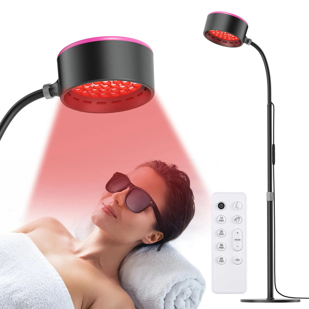 Caromolly Red Light Device Lamp, 660nm Red Light and 850nm Near-Infrared Light Combo Caromolly Au supplements