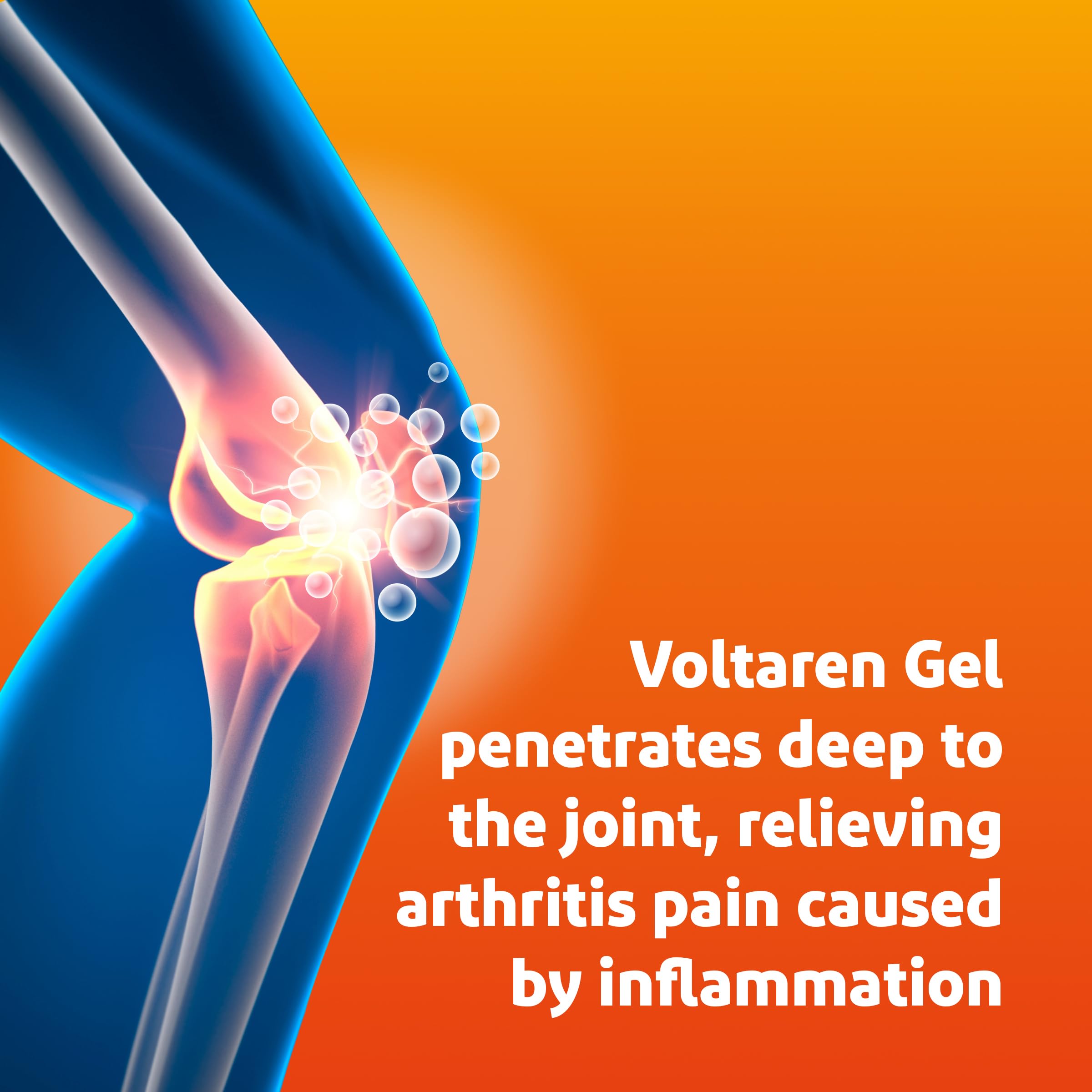 Voltaren Arthritis Pain Gel for Powerful Topical Arthritis Pain Relief with Diclofenac - NEW Easy Open Cap - 100 g x 2 Voltaren Au supplements