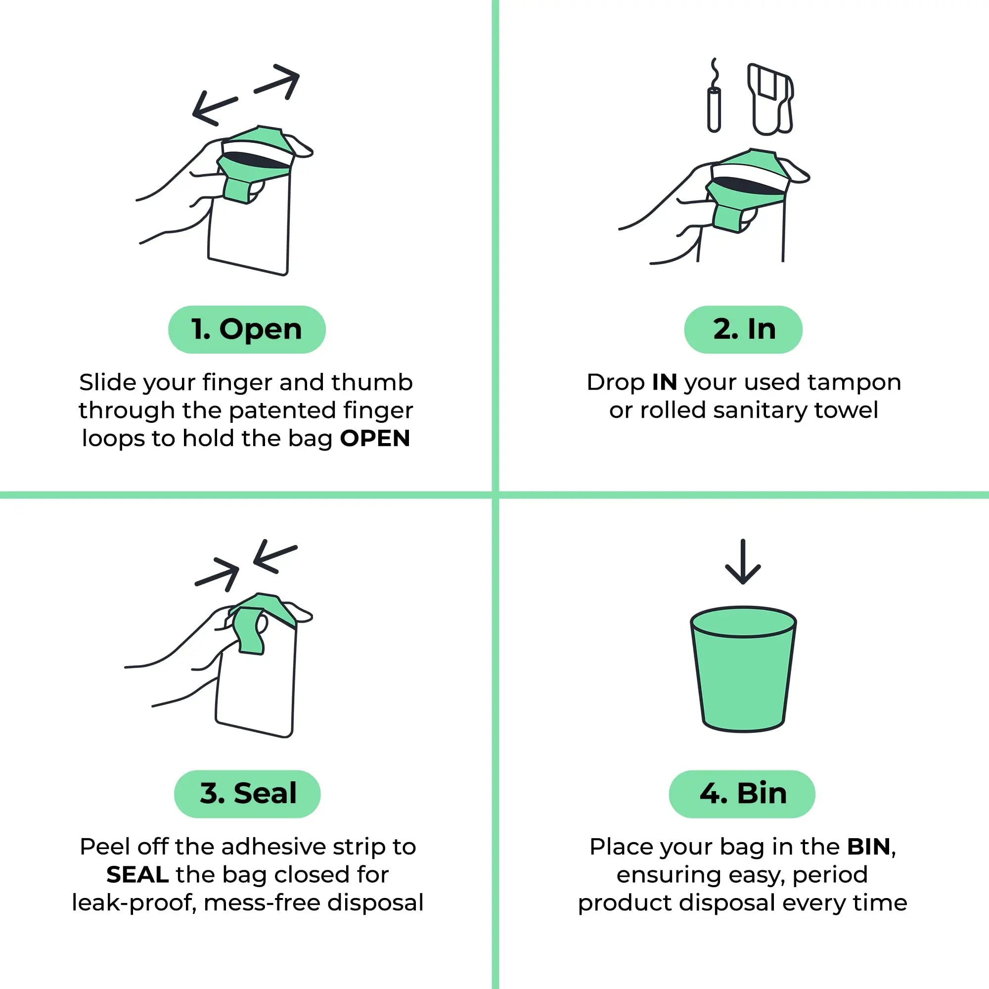 Fab Little Bag Starter Plus Pack - 45 Sanitary Disposal Bags Plus Recyclable Refill Pack Fab Little Bag Au supplements