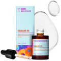 Good Molecules Squalane Oil - 100% Natural Squalane Oil Non-Greasy Moisturizer for Face, Skin, and Hair - Skin Firming