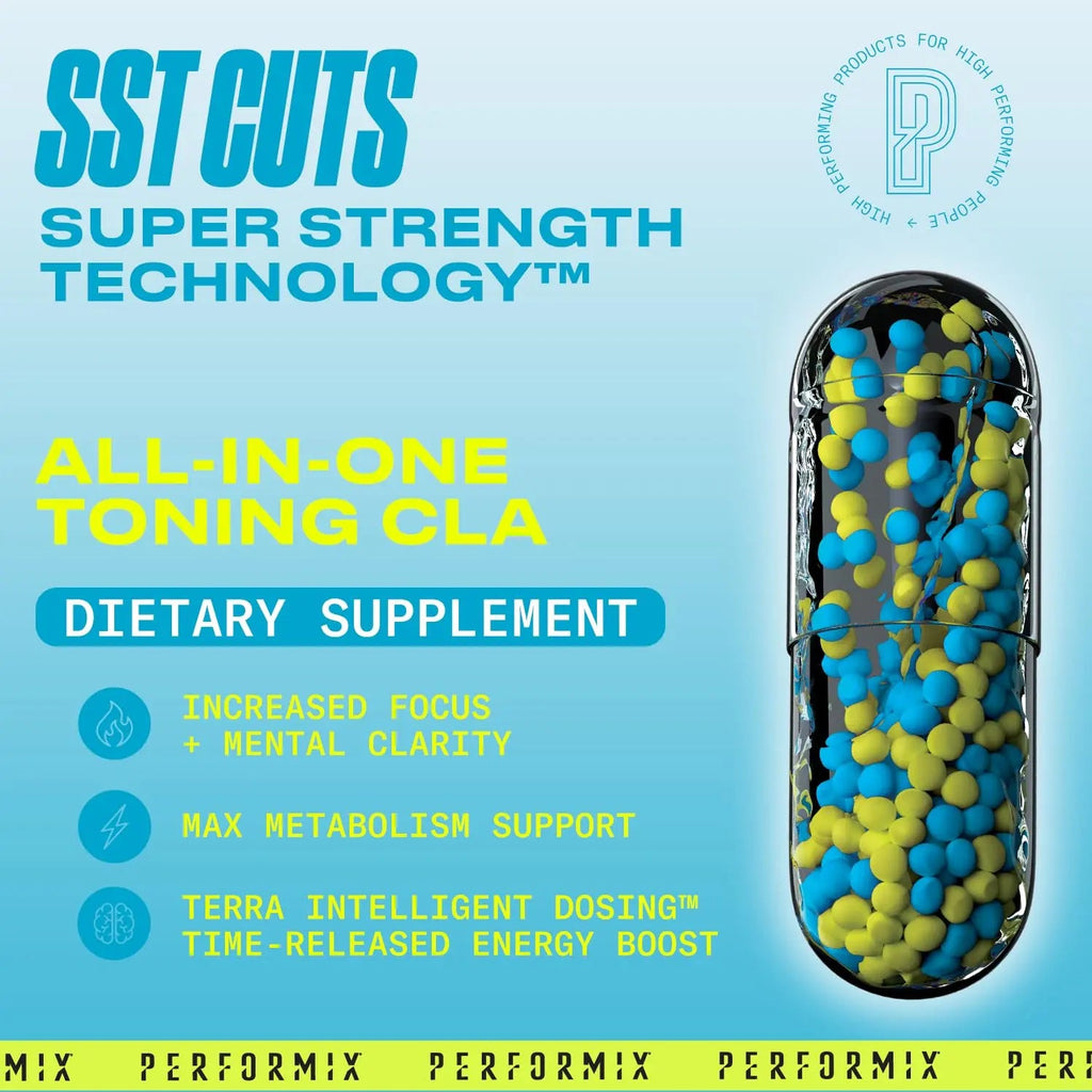 PERFORMIX - SST Cuts - Thermogenic with CLA - Energy, Focus & Mood - Metabolism Support PERFORMIX Au supplements