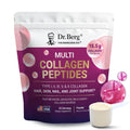 Dr. Berg Multi Collagen Peptides Powder Types I, II, III, V, X - Unflavored Collagen Powder w/ 14 g of Protein - Grass-Fed