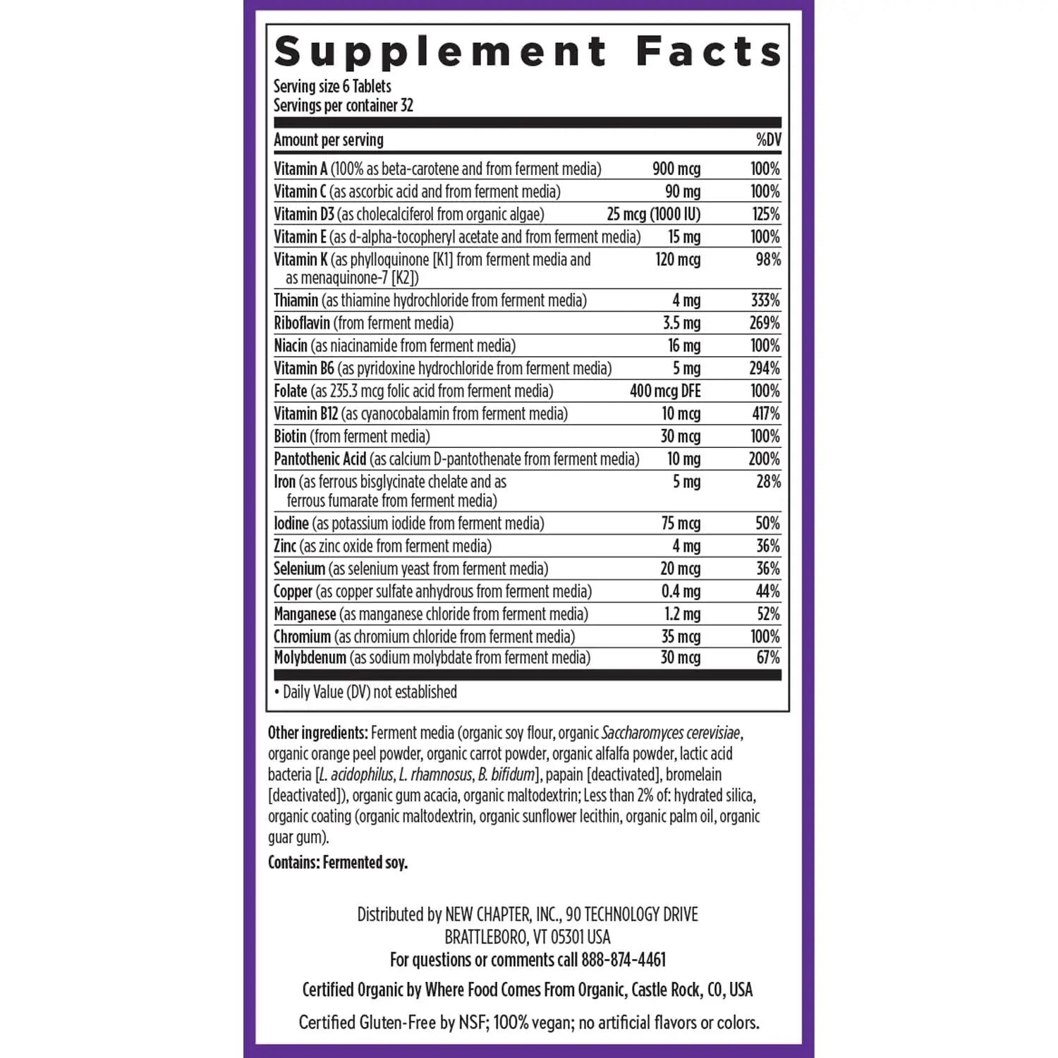 New Chapter Tiny Tabs Multivitamin with 20+ Nutrients for Immune, Cellular Energy & Stress Support, Including Vitamin D3 + B Vitamins, 192 Count New Chapter Au supplements