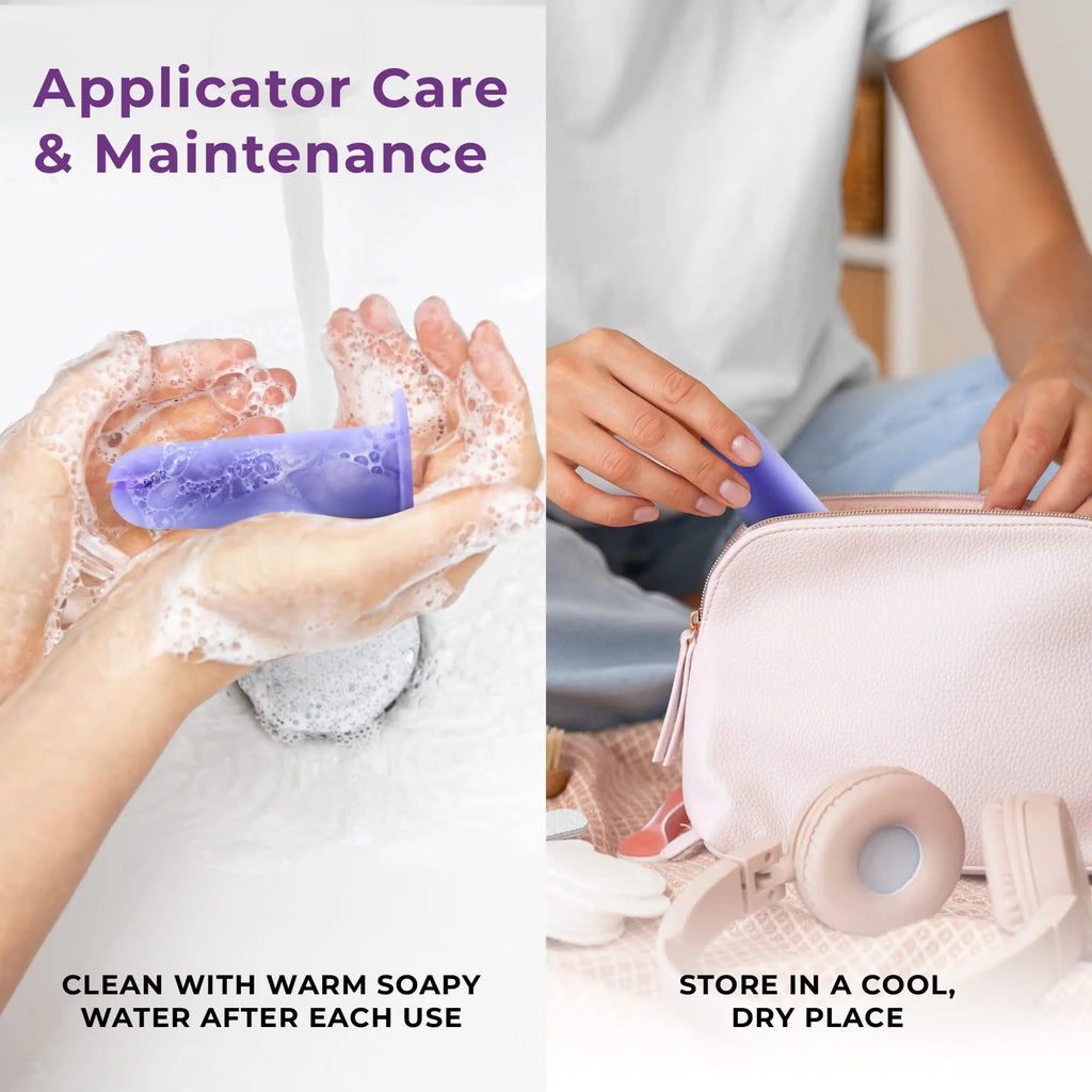 Ecoblossom Menstrual Cup Applicator Tool - Comfortable & Easy Insertion - Compatible EcoBlossom Au supplements