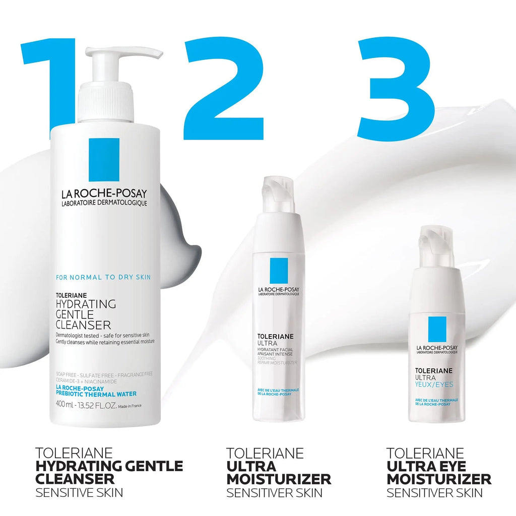 La Roche-Posay Toleriane Dermallergo Eye Cream Soothing Repair Moisturizer, Soothes and Comforts Sensitive Skin La Roche-Posay Au supplements