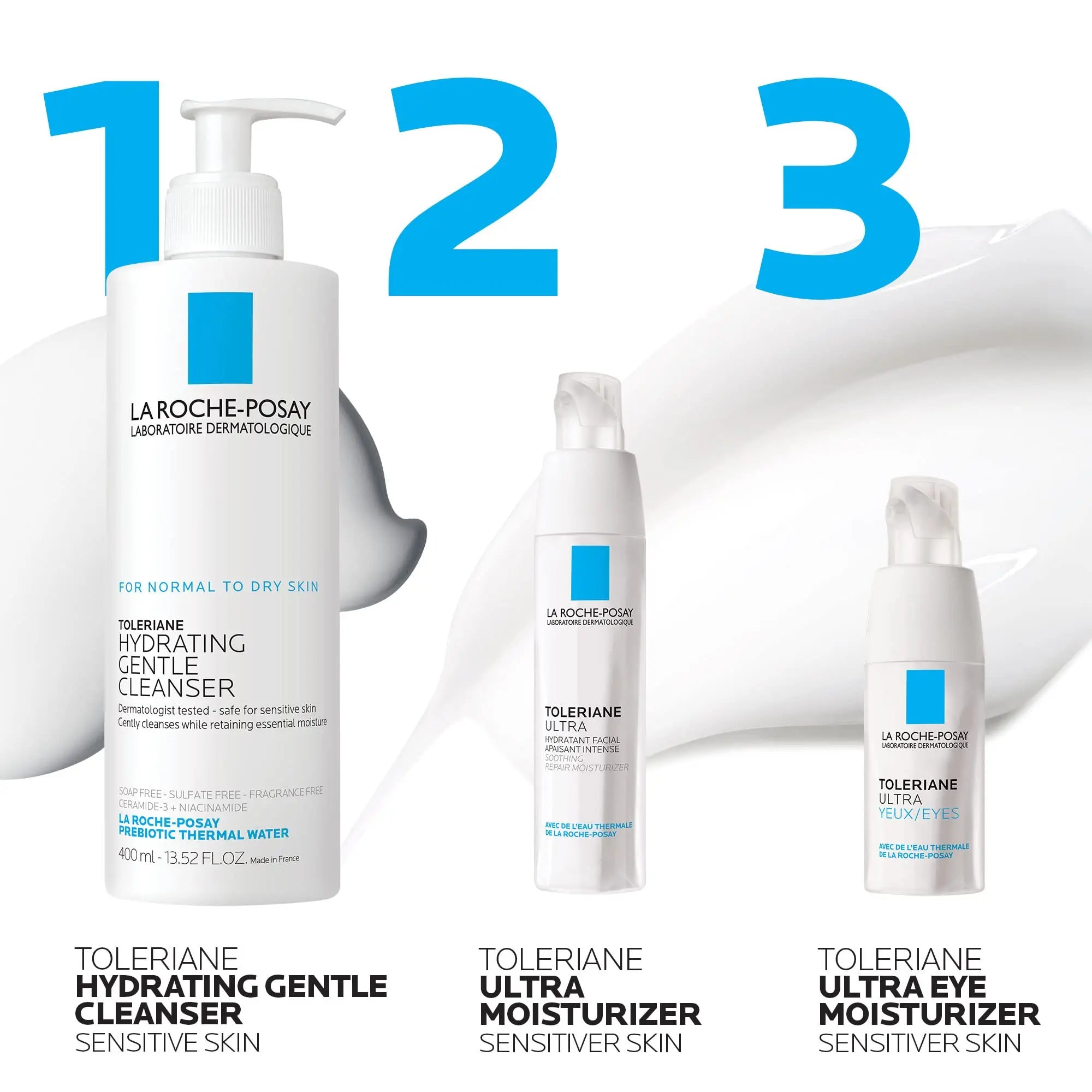 La Roche-Posay Toleriane Dermallergo Eye Cream Soothing Repair Moisturizer, Soothes and Comforts Sensitive Skin La Roche-Posay Au supplements