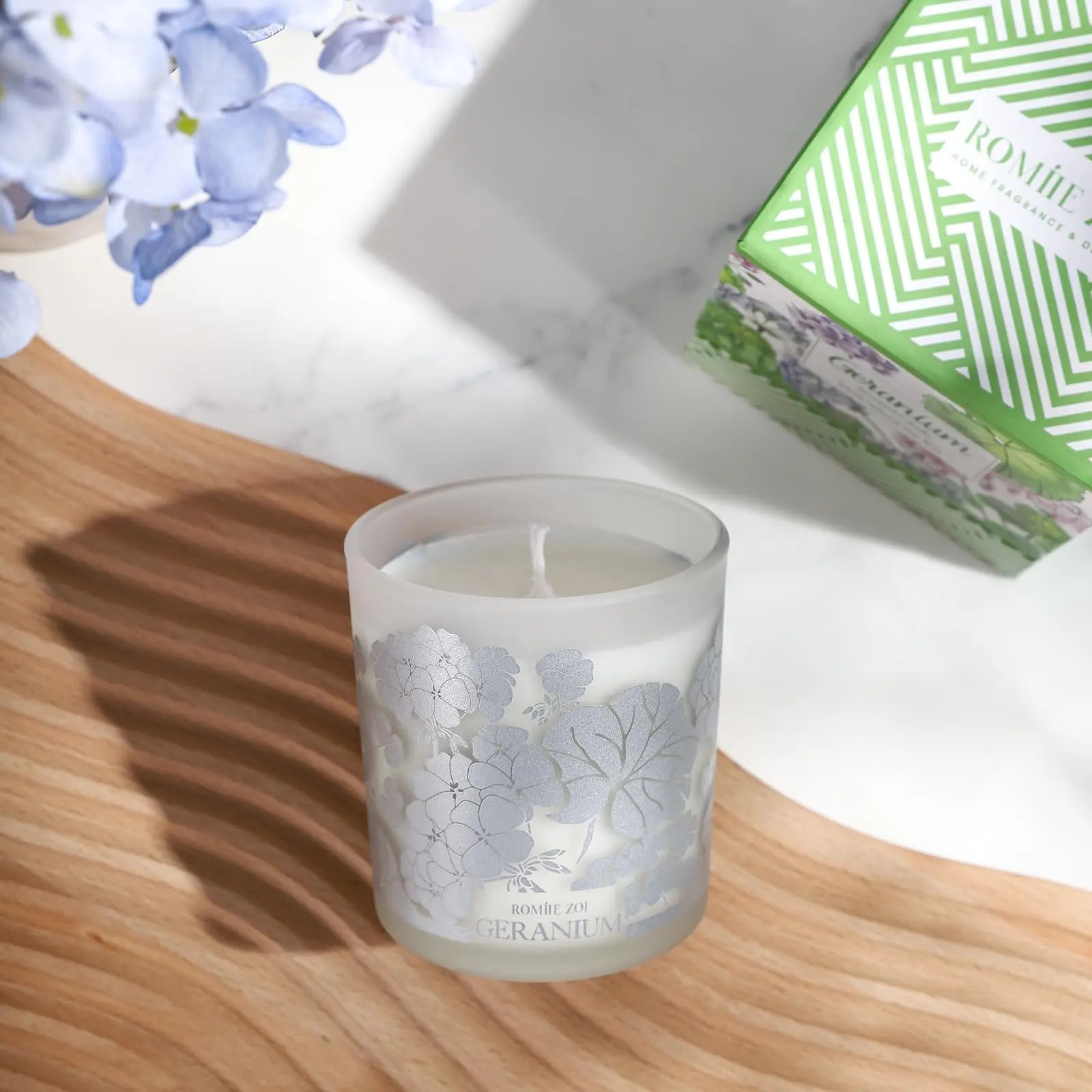 ROMIIE ZOI Scented Candle - Geranium - 6oz Aromatherapy Soy Wax Jar Candle for Home, Gifts for Women ROMIIE ZOI Au supplements