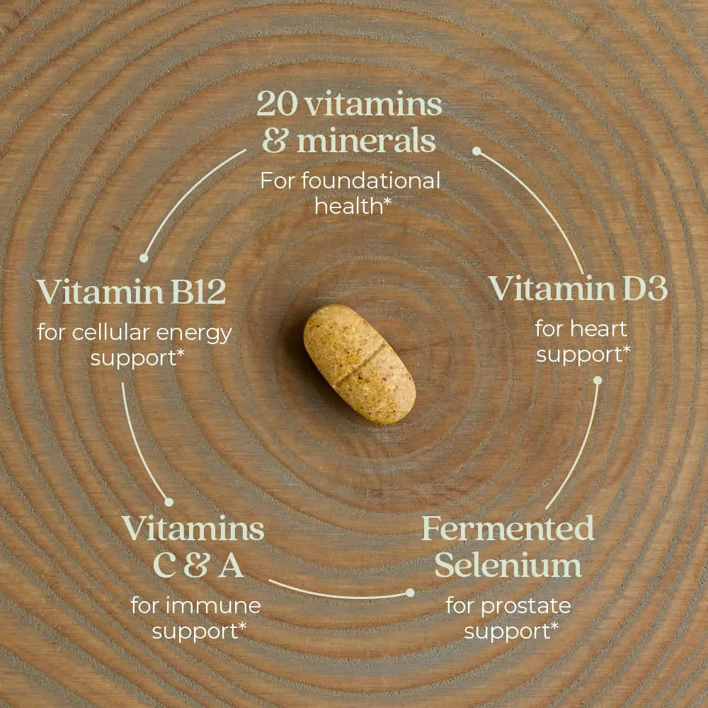 New Chapter Men’s Multivitamin 40+, Extra B6 & B12, D3, Vitamin C & Zinc, Immune, Heart, Cellular Energy, and Brain Health New Chapter Au supplements