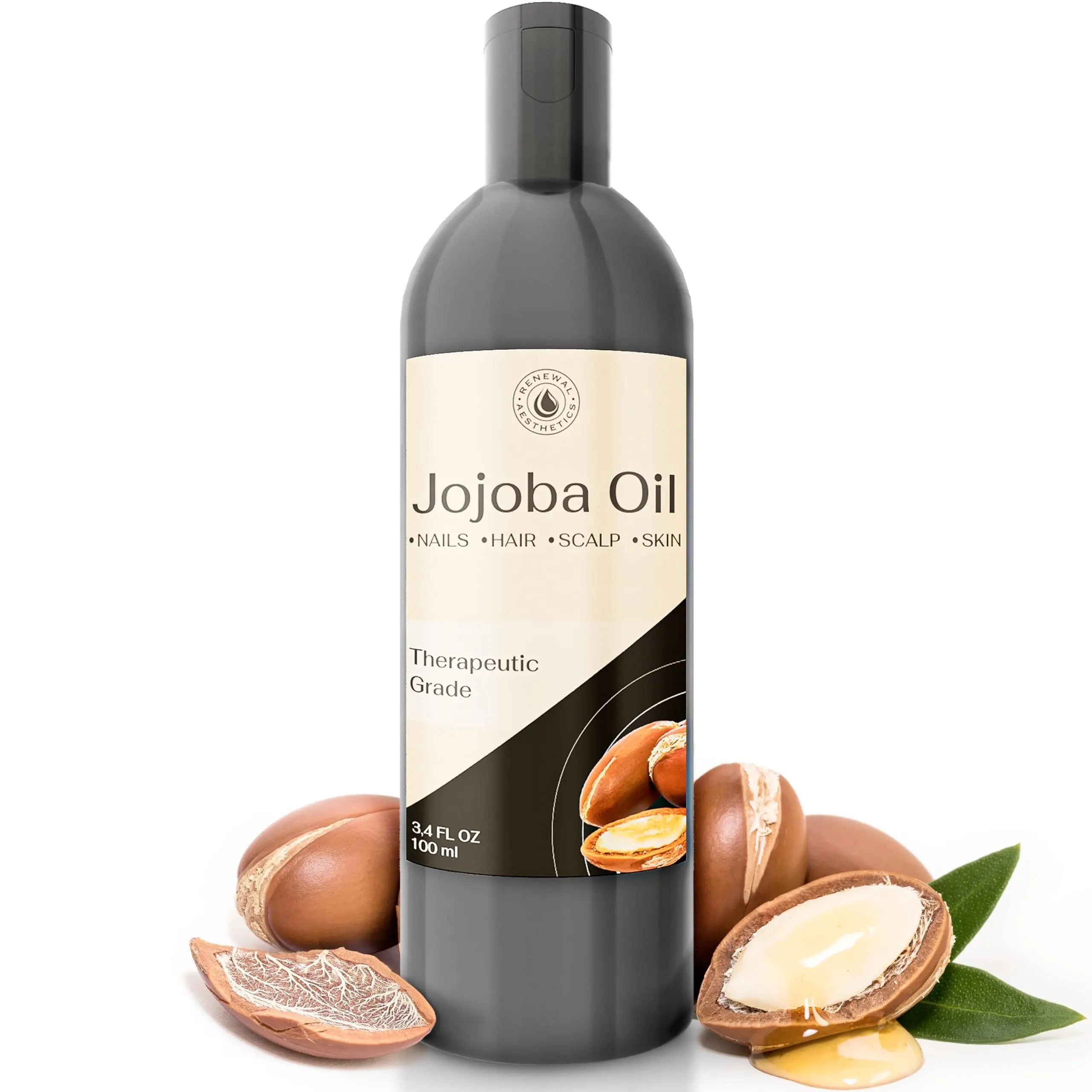 Sweet Oil - Hair and Skin Softener, Organic Natural Carrier Body Oil, Carrier Oil for Essential Oils - Massage Oil Renewal Aesthetics Au supplements