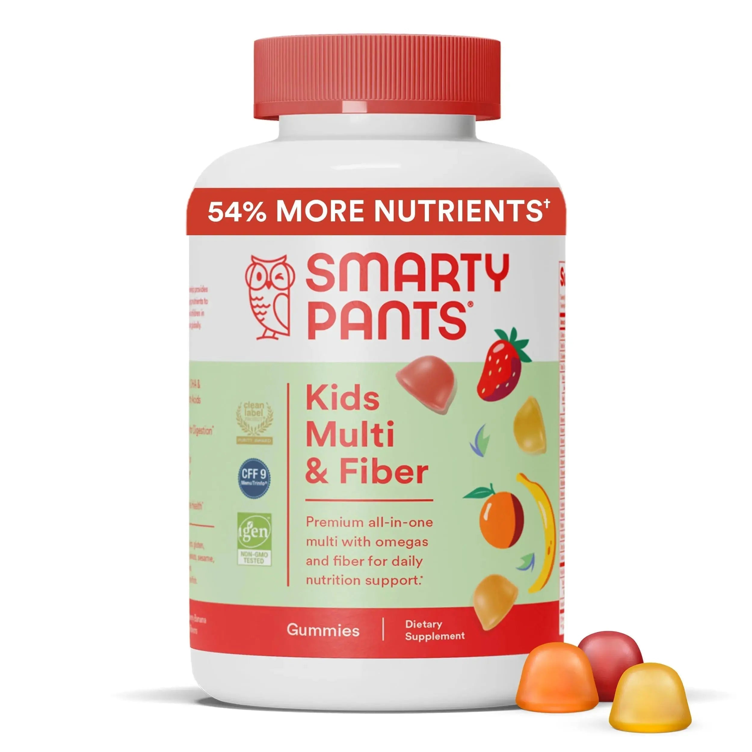 SmartyPants Organic Kids Multivitamin Gummies: Probiotics, Omega 3 (ALA) & Kids Multivitamin Gummies and Fiber Supplement: Omega 3 Fish Oil (EPA/DHA), Vitamin D3, C, Vitamin B12 SmartyPants Au supplements