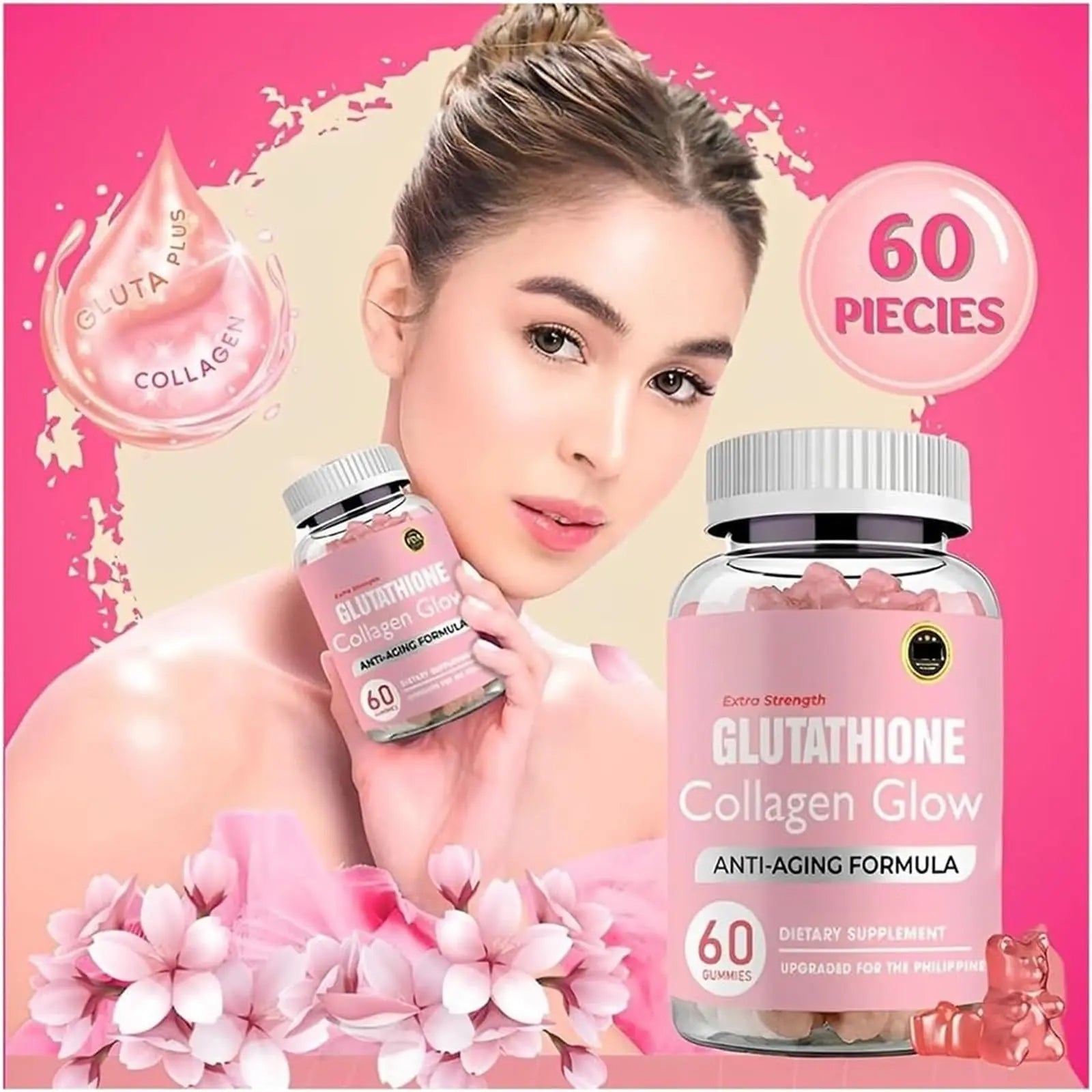 Caduola Glutathione Collagen Glow Gummies, Glutathione Collagen Glow Gummies Caduola Au supplements