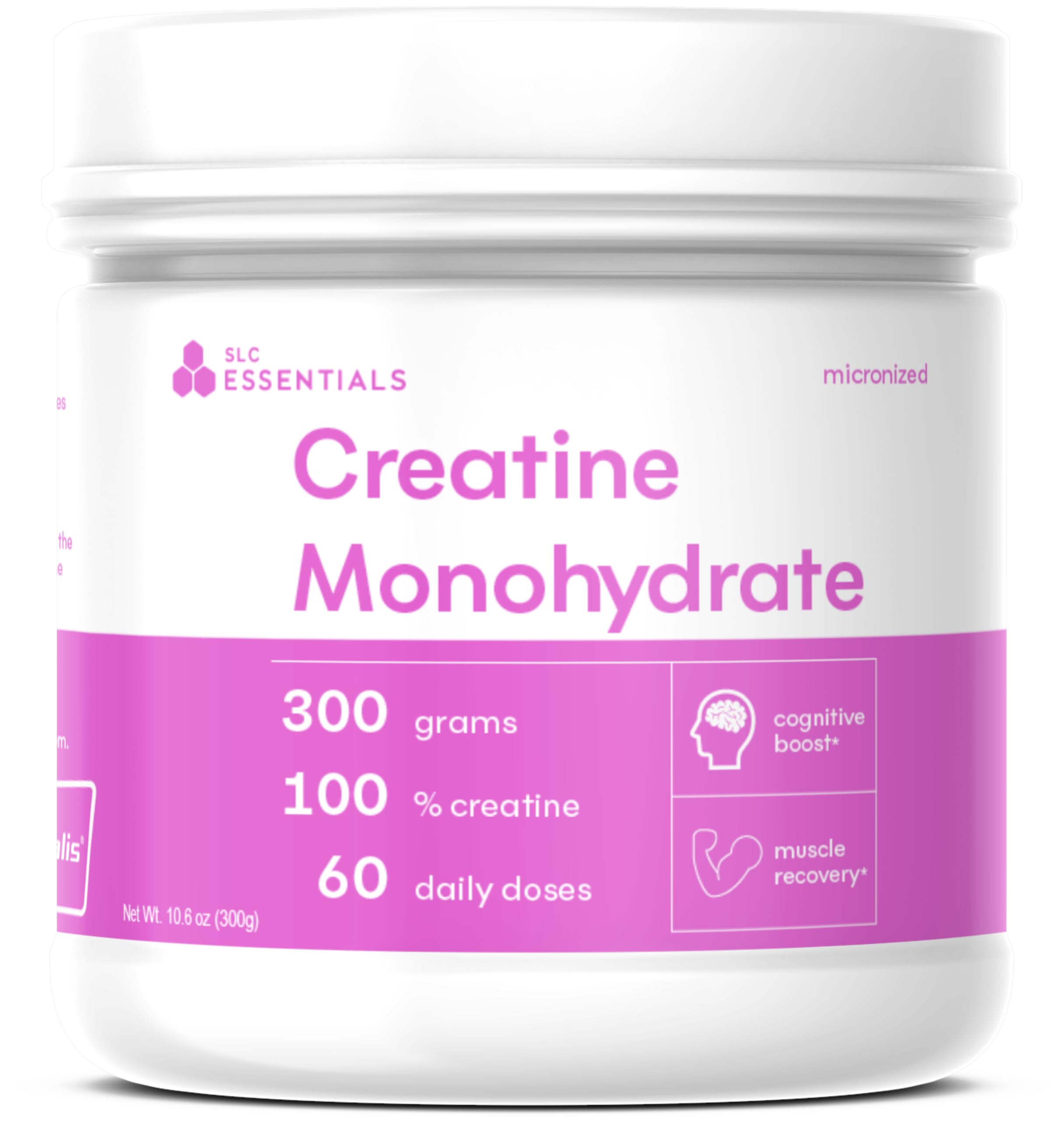 SLC Essentials Creatine Monohydrate Powder | 100% Pure Micronized Creavitalis® | German-Made | Unflavored, No Fillers | Supports Muscle Strength, Recovery, & Cognitive Energy | 5g Servings SLC Essentials Au supplements