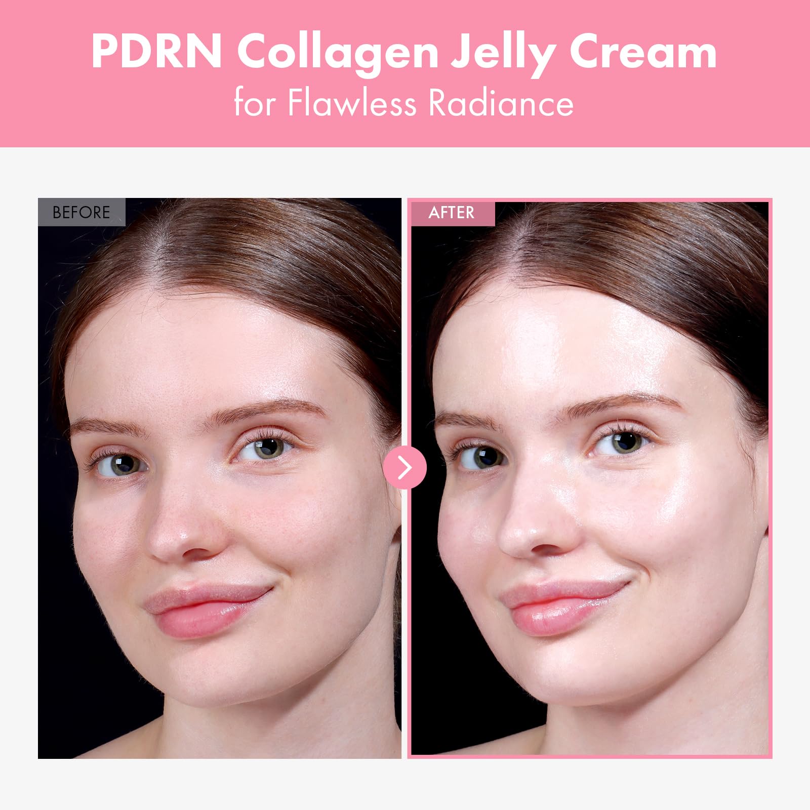 TOSOWOONG PDRN Collagen Jelly Cream, 5,000ppm Salmon DNA PDRN, Niacinamide