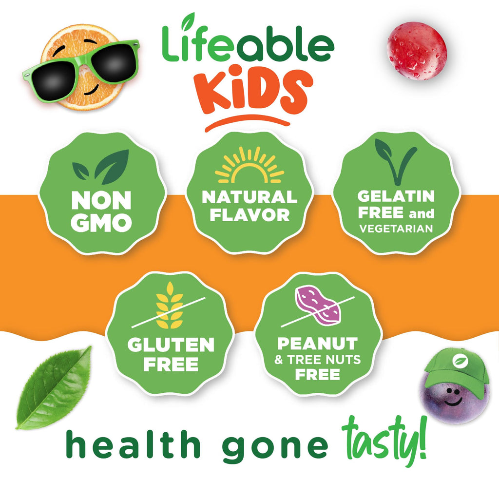 Iron Supplements for Kids | 10mg | with Vitamin C | Great Tasting Iron Gummies for Kids | Vegan Non GMO Kids Iron | for Immune Health