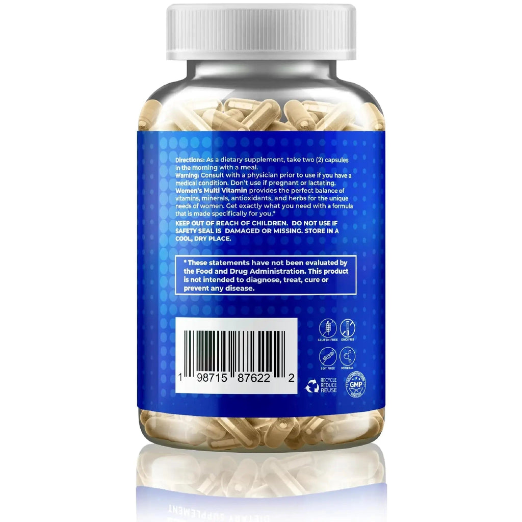 Gusevit 37-in-1 Women's Multivitamin for Immune & Stress Support, Energy Booster, Bone & Skin Health & Hair Growth | Gusevit Au supplements