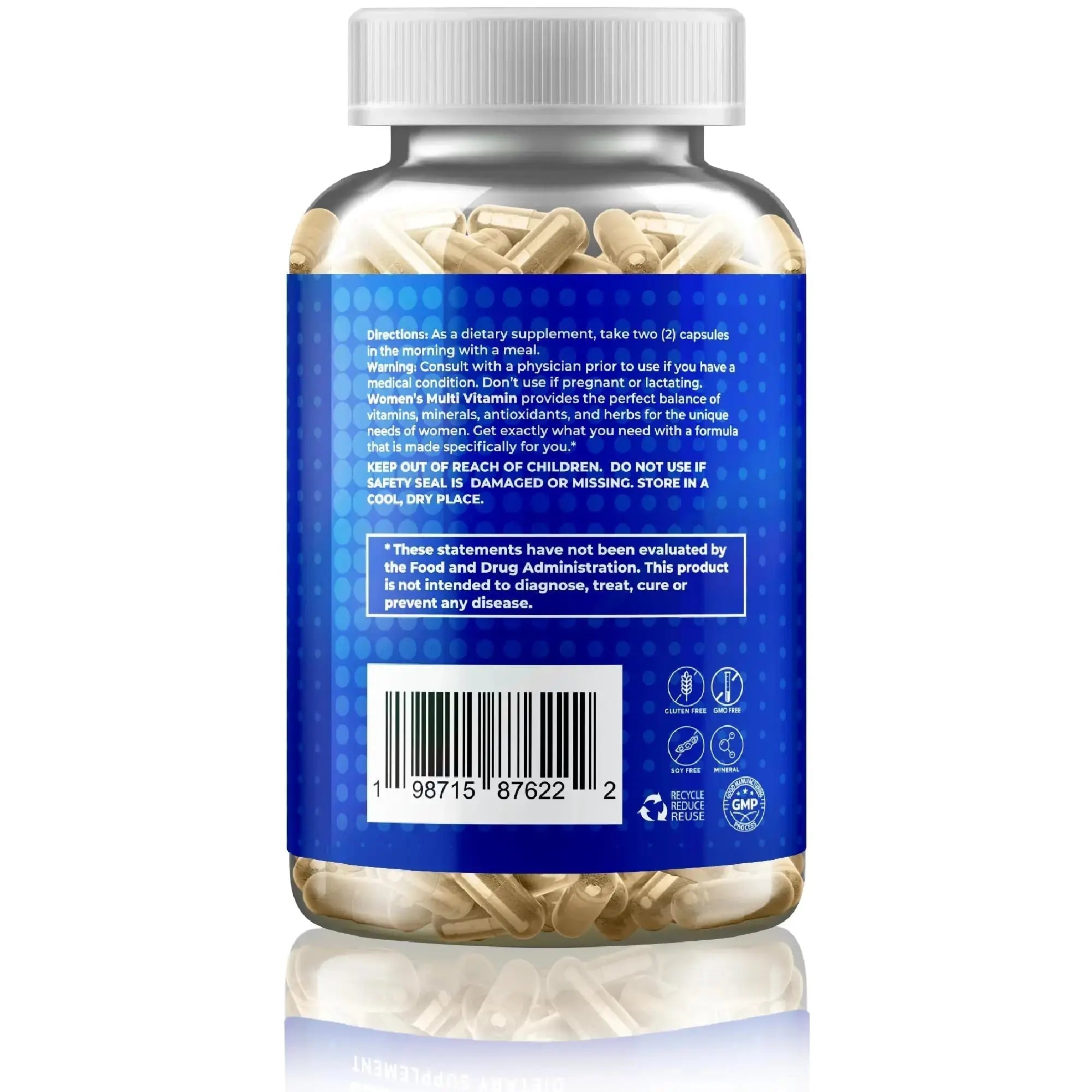 Gusevit 37-in-1 Women's Multivitamin for Immune & Stress Support, Energy Booster, Bone & Skin Health & Hair Growth | Gusevit Au supplements