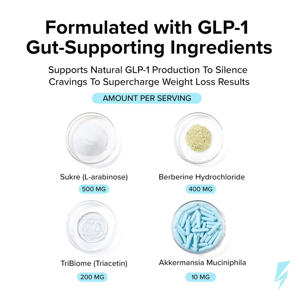InnoSupps Trim Biome GLP-1 - Gut Health + Metabolic Support* - Prebiotic + Probiotic + Postbiotic - Akkermansia + Berberine - 60 Capsules. 30 Servings InnoSupps Au supplements