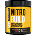 Jacked Factory Nitrosurge Build Pre Workout with Creatine for Muscle Building - Con Cret Creatine Powder & elevATP for Intense Energy, Powerful Pump