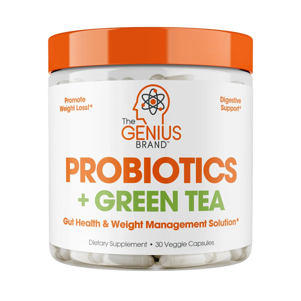 Genius Probiotics for Weight Loss with Green Tea Extract - Fat Burner Supplement & Digestive The Genius Brand Au supplements