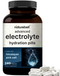 Advanced Electrolyte Pills, 240 Capsules | Salt Pills with Electrolytes for Fasting Hydrating | Made with Himalayan Pink Salt, Sodium, Potassium, Magnesium & More – Keto