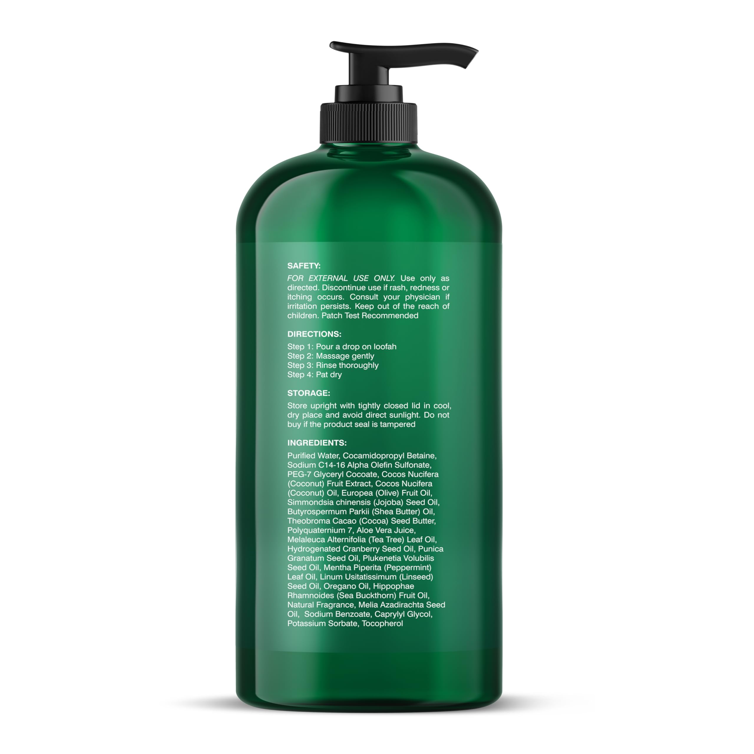 Botanic Hearth Tea Tree Body Wash -16 fl oz- All-Natural Antifungal & Odor-Control Shower
