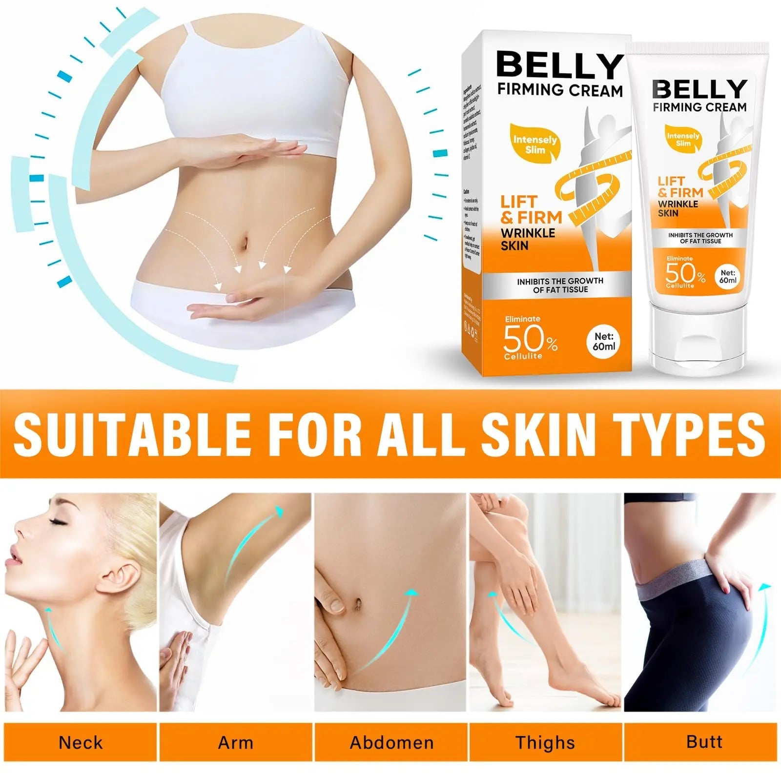B Flat Belly Firming Cream, Skin Tightening & Cellulite Cream, Moisturizing Firming Lotion Weeping Willow Oil Co Au supplements