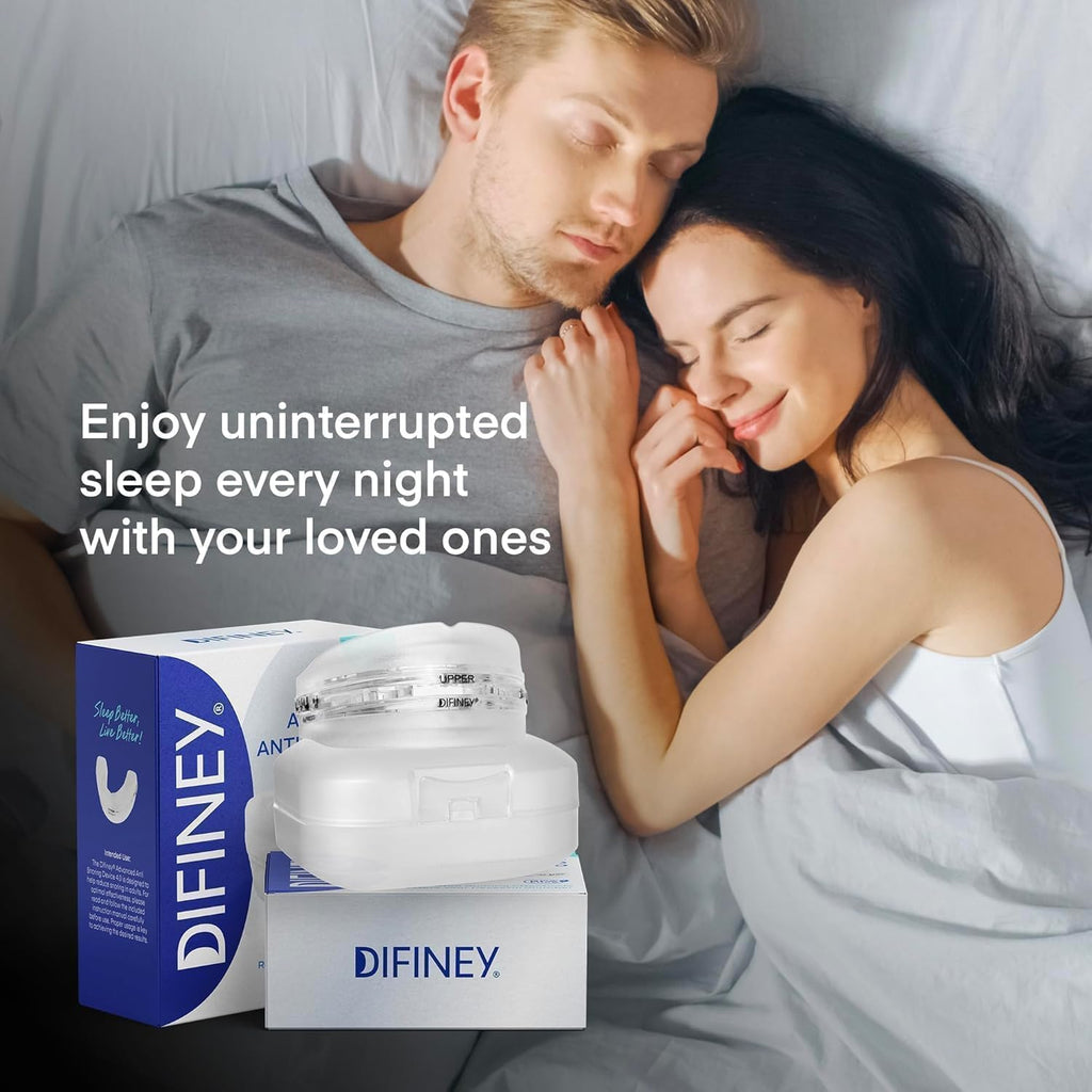 Difiney Advanced Anti Snoring Device 4.0: FDA-Cleared Snoring Solution – Adjustable Snore Stopper Mouth Guard for Men & Women – Anti Snoring Mouthpiece to Improve Sleep – Reusable Night Use Difiney Au supplements