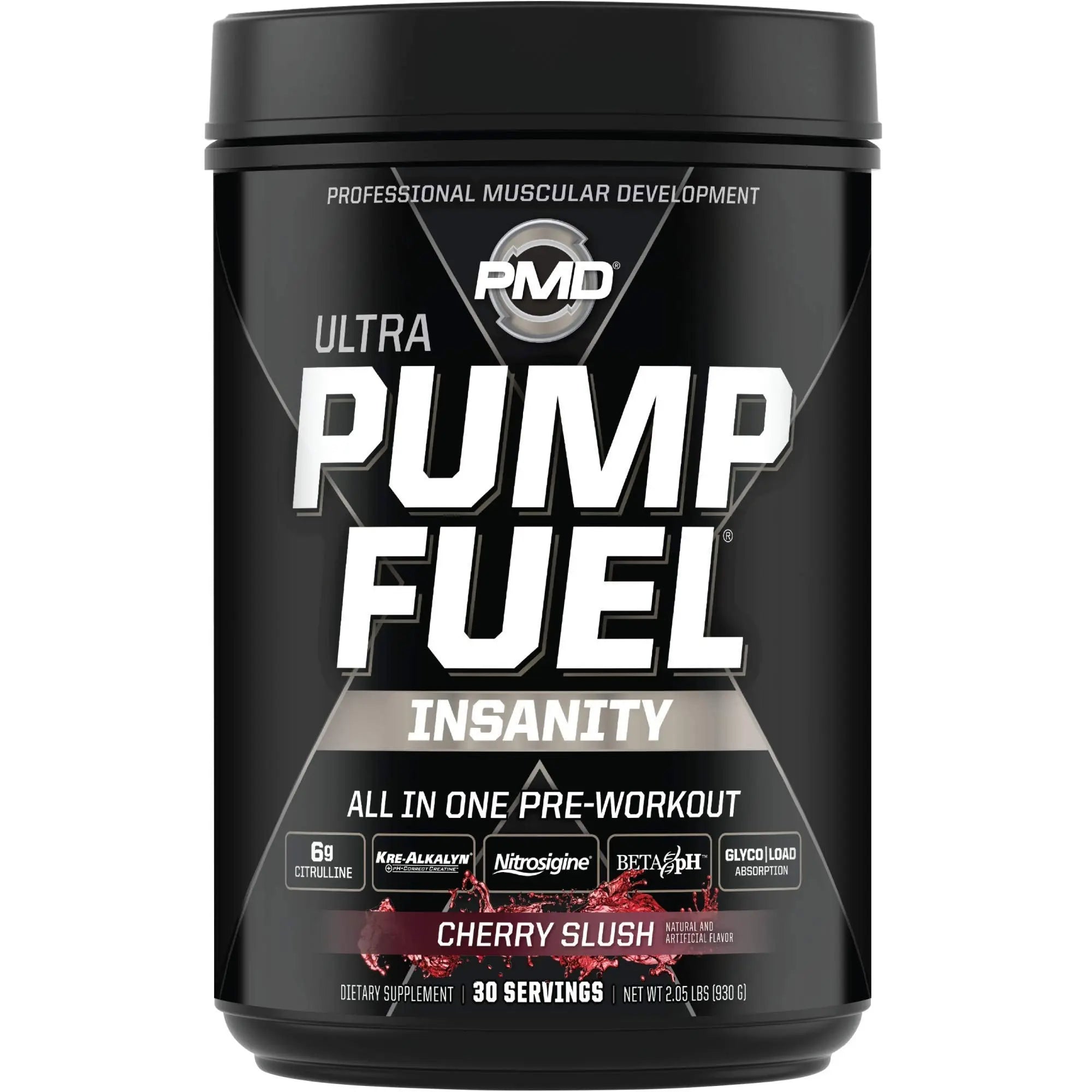 PMD Sports Ultra Pump Fuel Insanity - Pre Workout – Cherry Slush (30 Servings) PMD Au supplements