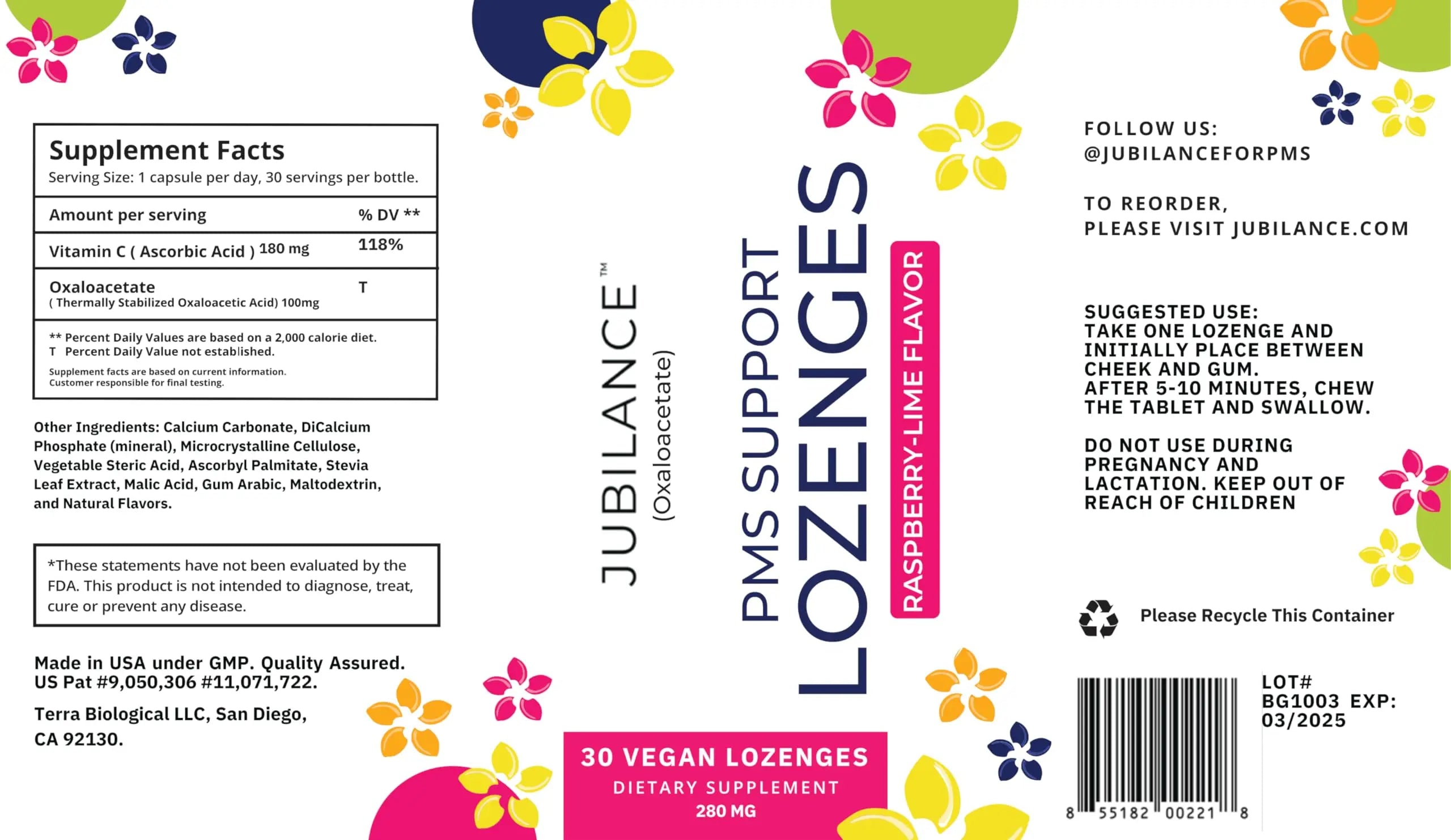 Jubilance Uplift Lozenges On-Demand PMS Support Powered by Oxaloacetate – Fast-Acting Dietary Supplement for Women, 30 Count Jubilance Au supplements