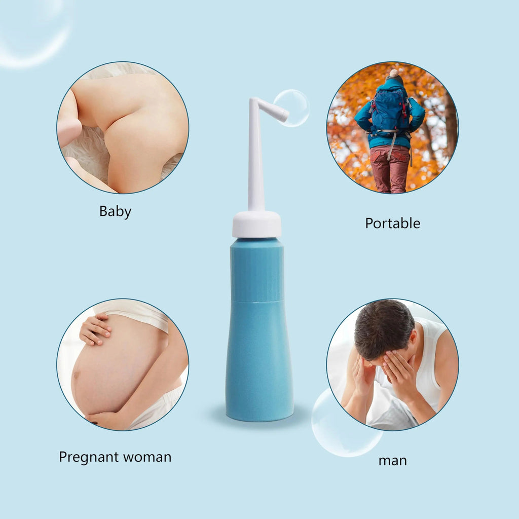Portable 11.8 Oz Bidet, Feminine Care Irrigator, Retractable Nozzle Travel Bidet with 60° Elbow XYJunTech Au supplements