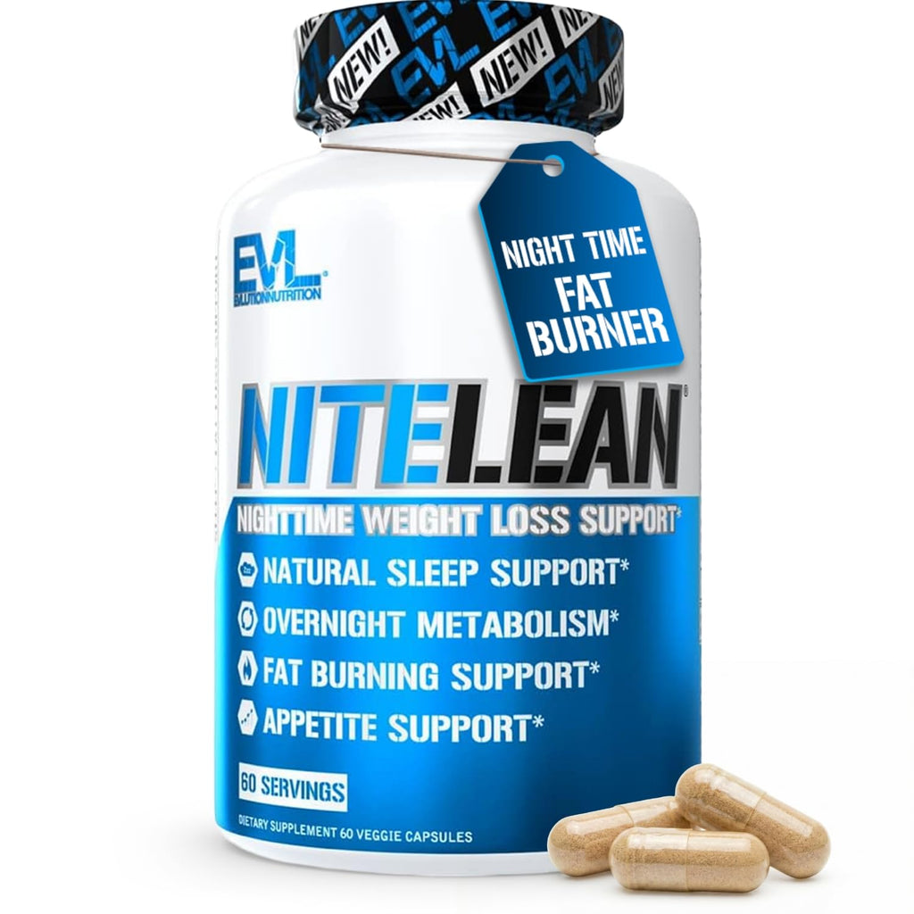 Night Time Fat Burner for Weight Loss Support - Belly Fat Burner for Men & Women with Green Tea and White Kidney Bean Extract - Nighttime Metabolism Booster & Sleep Optimizer to Help Stubborn Fat Loss