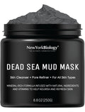New York Biology Dead Sea Mud Mask for Face and Body | Spa Quality Pore Refiner for Oily Skin | Natural Skincare for Women & Men