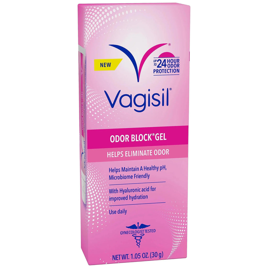 Vagisil Odor Block Gel with Hyaluronic Acid for Vaginal Health, Gynecologist Tested Vagisil Au supplements