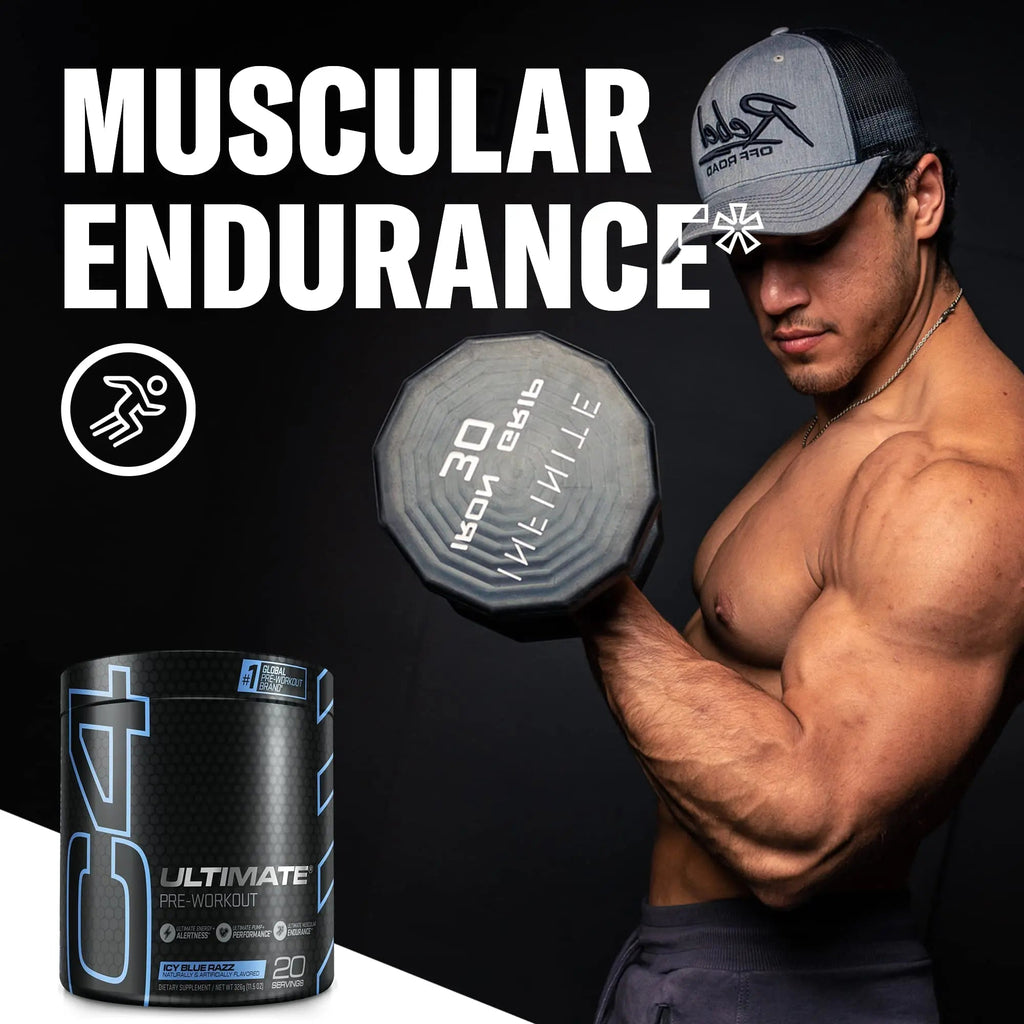Cellucor C4 Ultimate Pre Workout Powder ICY Blue Razz - Sugar Free Preworkout Cellucor Au supplements