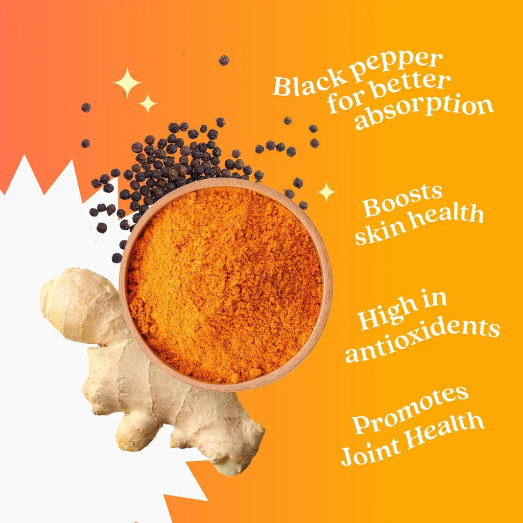 BeLive Turmeric Curcumin with Black Pepper & Ginger - Turmeric and Ginger Supplement BeLive Au supplements