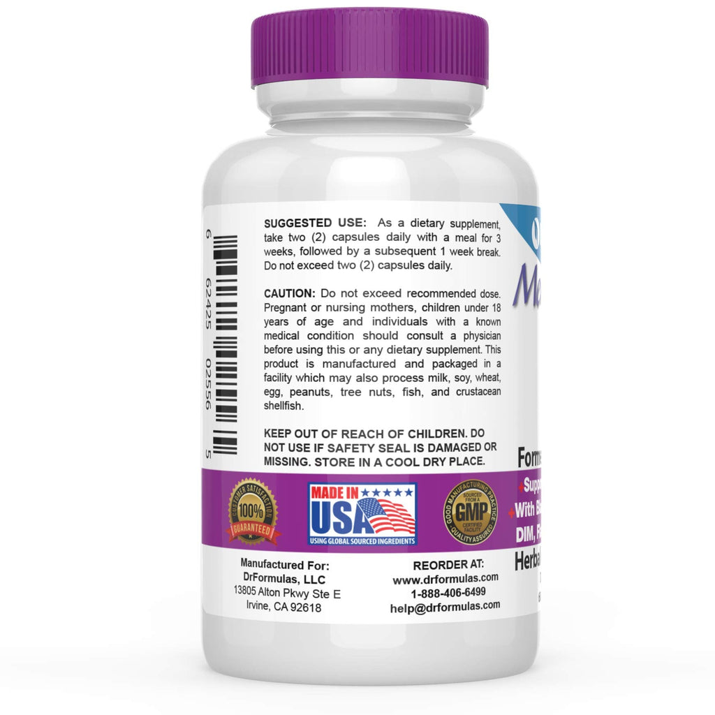 DrFormulas Menopause Supplement for Hot Flashes, Night Sweats, and Mood Swings Relief with DIM, Dong Quai, Black Cohosh, 60 Count DrFormulas Au supplements