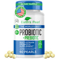 Earth's Pearl Probiotics for Women & Men & Kids - Pearl-Shaped Probiotic & Prebiotics with BIO-Tract®, 4 Billion CFU, Gut Health Support (60-Day Supply)