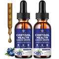 Cortisol Supplements for Women - Cortisol Manager Liquid Drops with Magnesium, Ashwagandha & Rhodiola rosea, L-theanine - Promotes Relaxation & Better Sleep, Mood, Blueberry Flavors, 1FL.OZ(2PC) YANLUOBO Au supplements