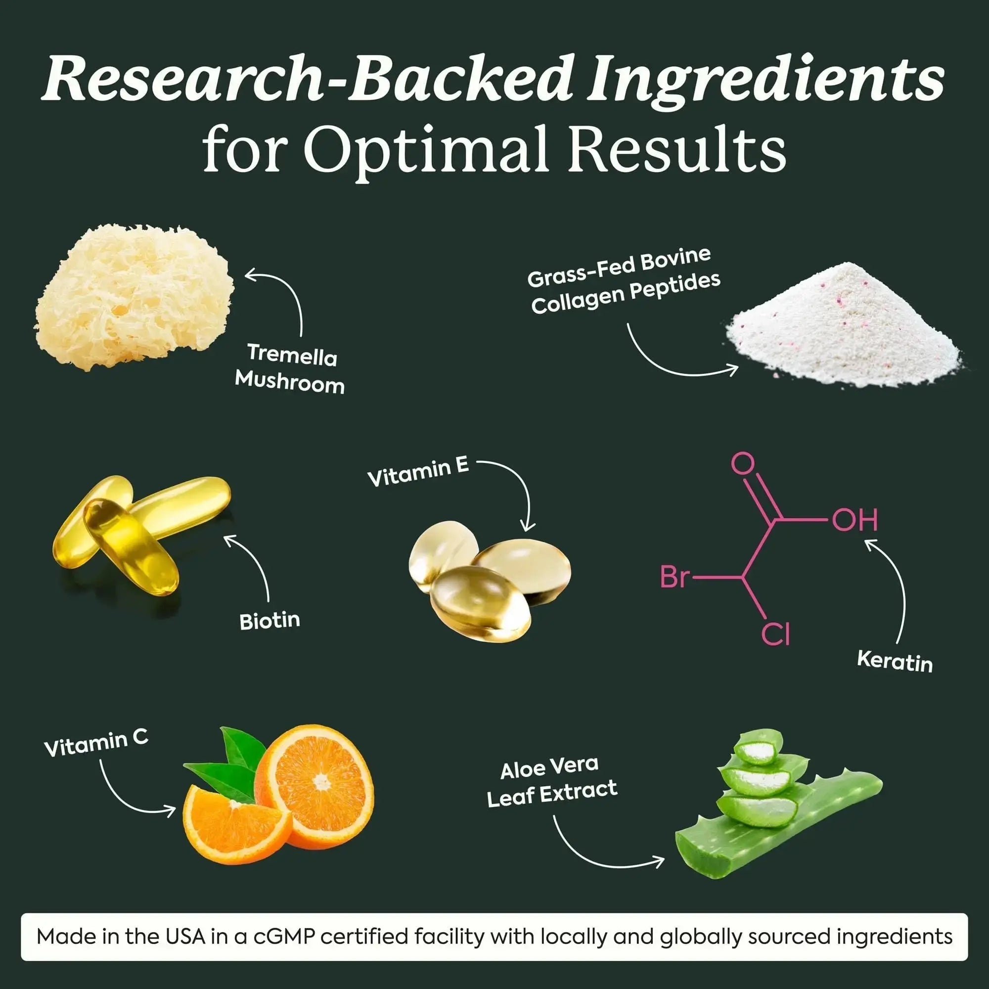 Plant People WonderBeauty Hair, Skin & Nails Rejuvenation Gummies with Tremella Mushroom, Marine Collagen Peptides Plant People Au supplements