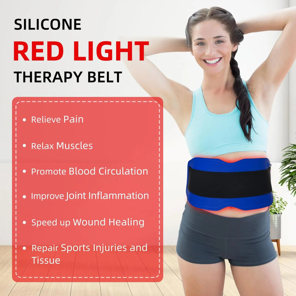 Yoveck Red Light Therapy Belt, Silicone Red Light Therapy Pad Near Infrared Light Therapy Yoveck Au supplements