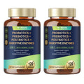 Totaria (2 Packs) 5-in-1 Probiotic Prebiotic & Postbiotic for Women Men, 60 Billion CFU 24 Strains w/Digestive Enzymes, Slippery Elm, Daily Complete Gut Health, Digestive & Immune Support Totaria Au supplements