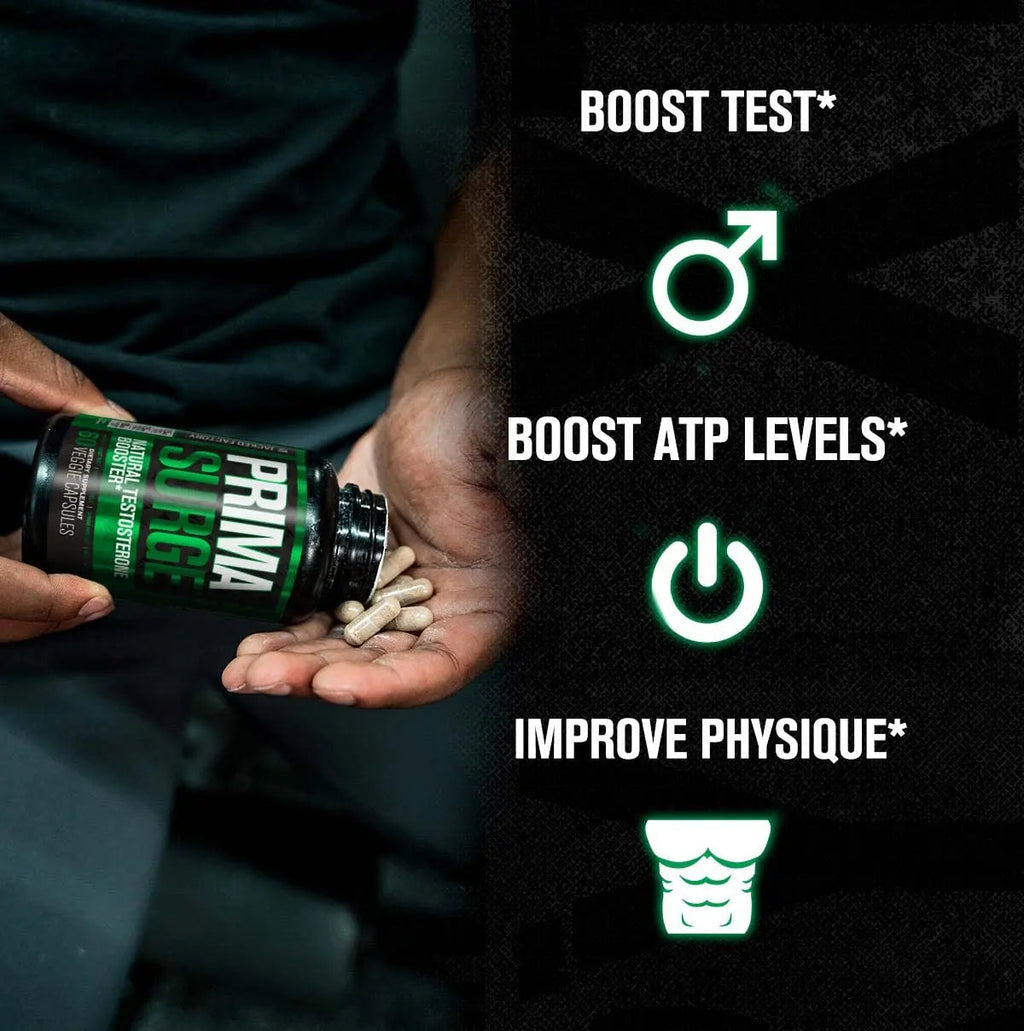 Jacked Factory Androsurge Estrogen Blocker for Men + Primasurge Testosterone Booster Jacked Factory Au supplements