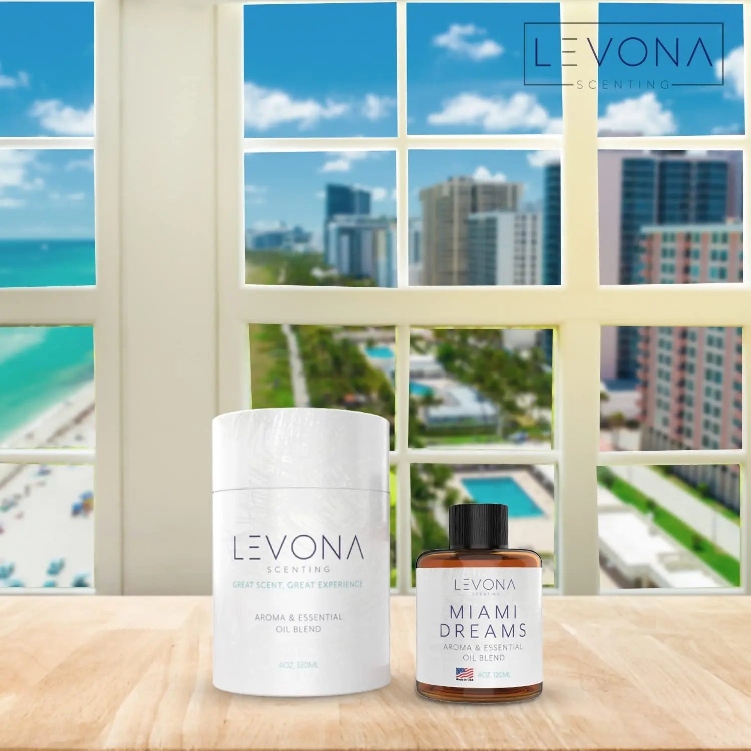 Levona Scent Essential Oils for Diffusers for Home: Miami Dreams Hotel & Home Luxury Scents Fragrance Oil LEVONA SCENT Au supplements