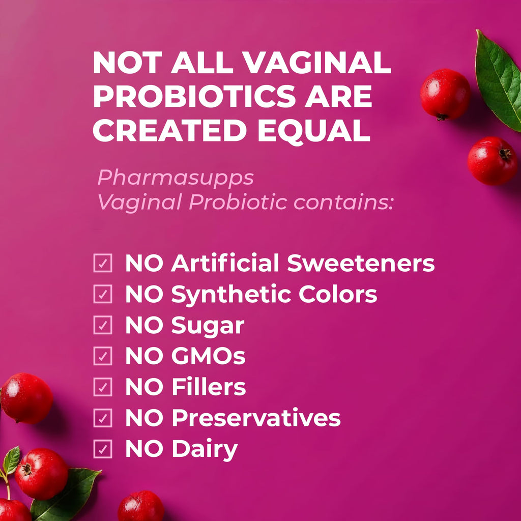 Women’s Probiotic for Vaginal Health | 50 Billion CFU with Probiotics, Prebiotic, Postbiotics & Cranberry for pH Balance, UTI Support, Yeast, Gut Health, Odor, Dryness & Feminine Comfort PharmaSupps Au supplements
