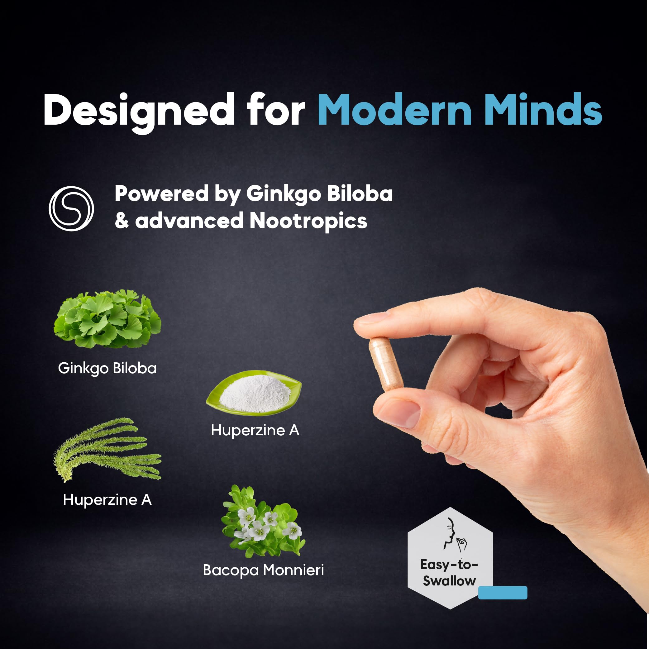 Brain Neuro Matrix – Memory & Focus Nootropic with Ginkgo Biloba & Huperzine A – Caffeine-Free Vegan Brain Supplement for Clarity, Focus & Mood – 90 Capsules (3-Month Supply) Kaitamin Au supplements